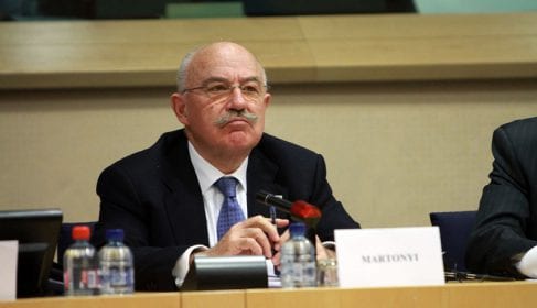 Martonyi János az EP nemzetközi kereskedelmi bizottság ülésén